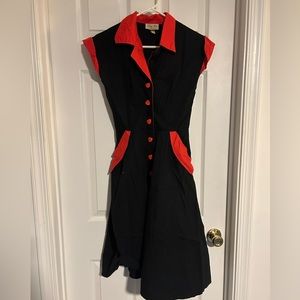Lindy Bop rockabilly waitress dress